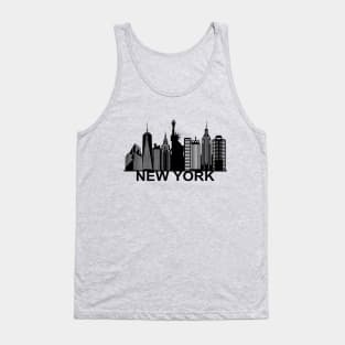 New York silhouette Tank Top